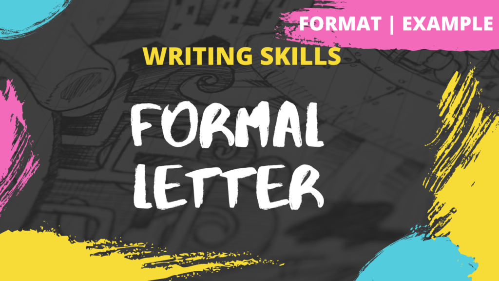 Formal Letter | How to Write a Formal Letter | nihirshah.in