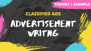 Advertisement Writing | How to write an Advertisement